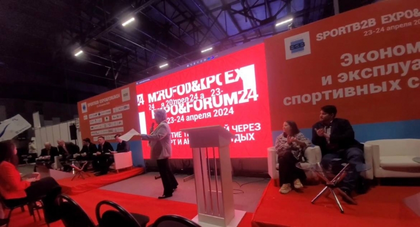 С 23 по 24 апреля 2024 года в Москве проходила традиционная отраслевая выставка-форум «SPORTB2B EXPO&FORUM»
