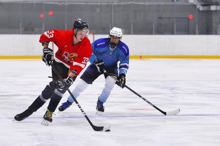 Рязанские команды сыграли в хоккей  в формате «3 на 3» 