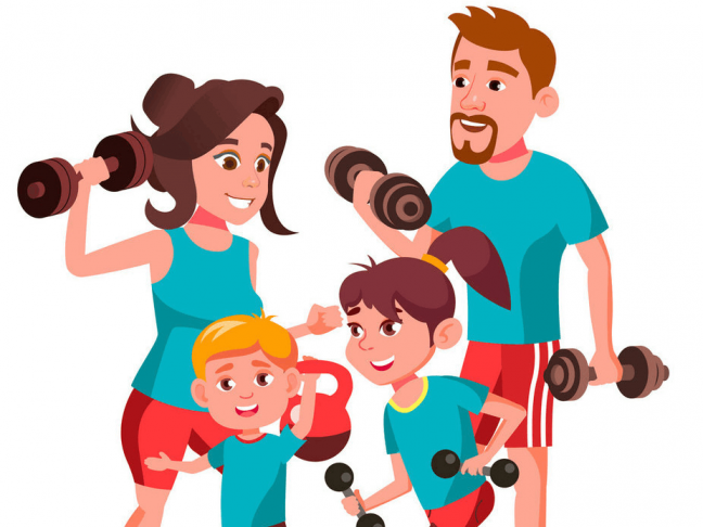 Семейный спорт. Как заинтересовать детей и поддержать взрослых.