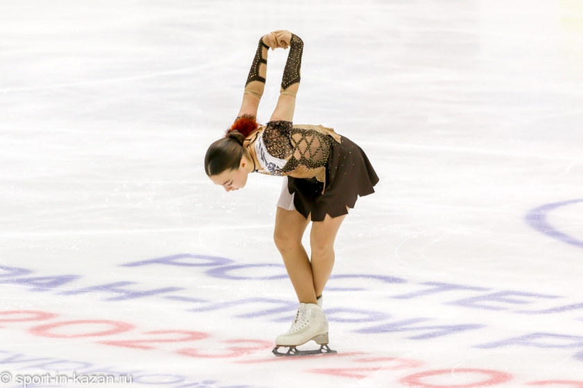 Старт сезона 23/24 Ангелина Козырева начала с Гран-при России по фигурному катанию на коньках.
