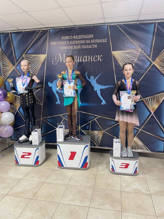 Наши воспитанники успешно выступили на соревнованиях по фигурному катанию на коньках в г. Моршанск
